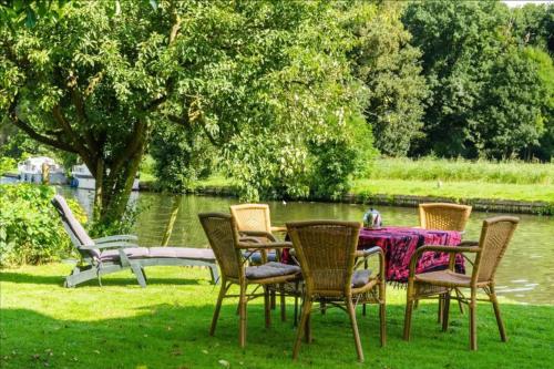 Historical house on river Vecht