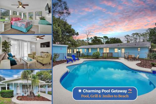 Summer Spot Charming Pool Getaway 3 miles drive to Beach in Saint Augustine, United States