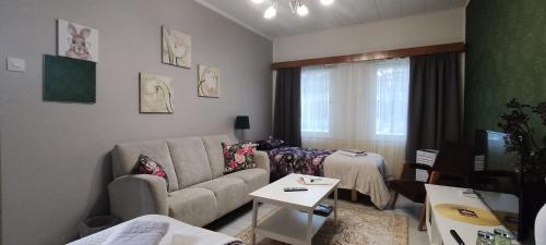 Kortteer vihreä huone in Rauma, Finland