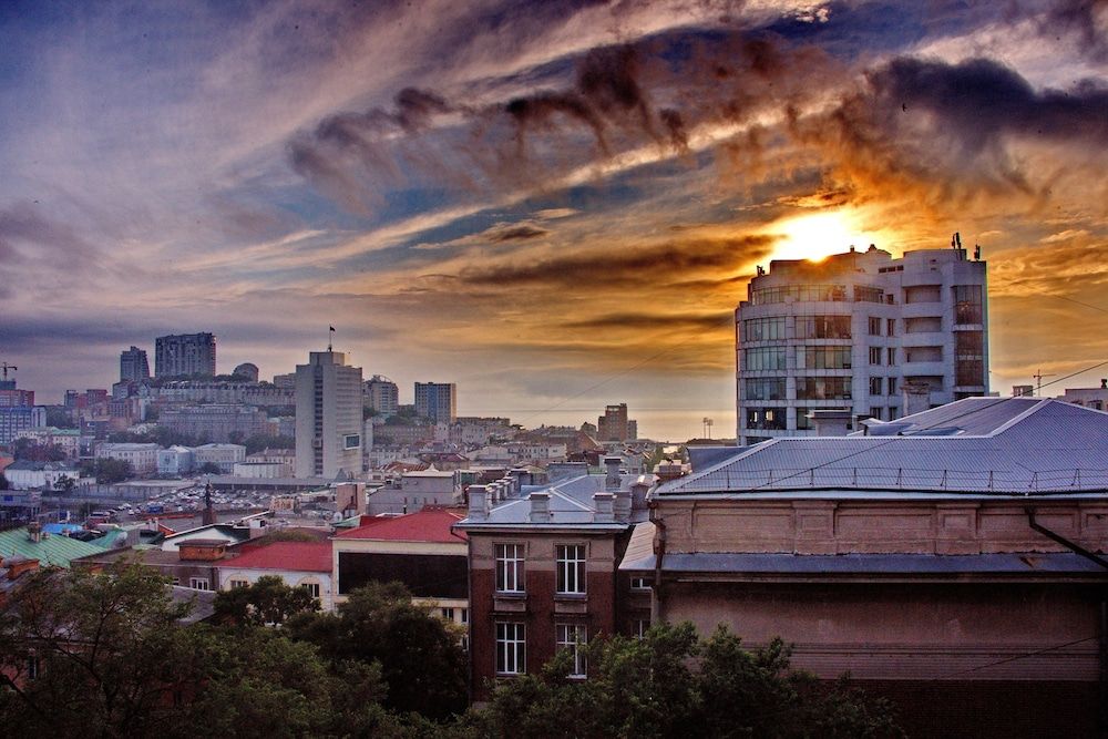 Golden Horn Bay View in Vladivostok, Russia
