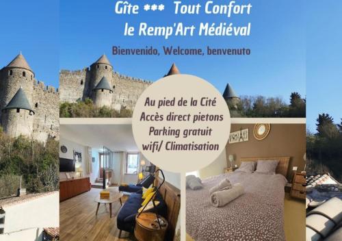 NEW Le Remp’Art MAcdiAcval Pied du ChA teau in Carcassonne, France