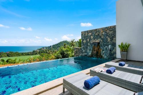 VILLA DOVE Hillside Modern Infinity Sea View Pool — 4-Star Luxury Hotel in Koh Samui, Thailand