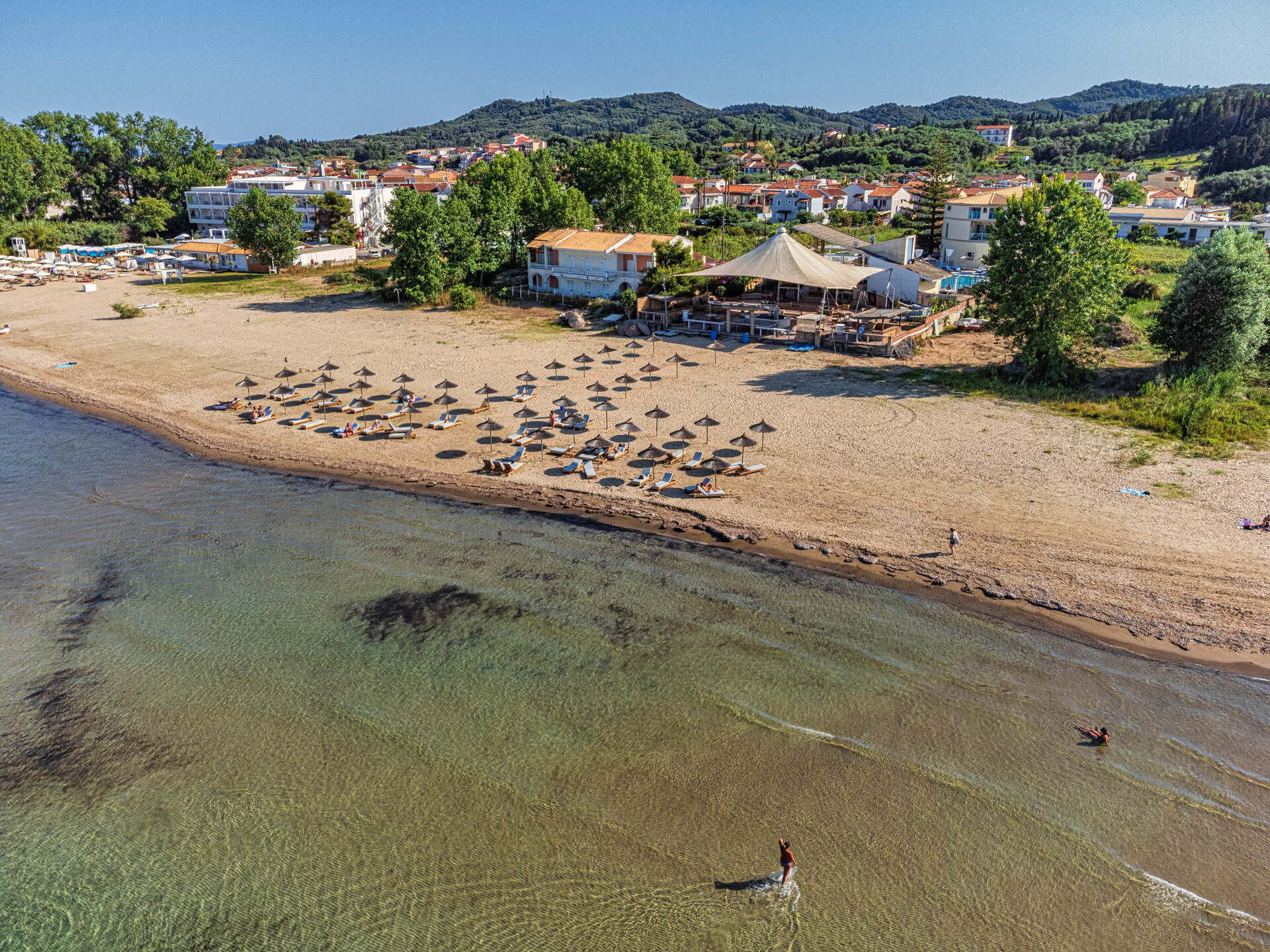 Island Beach Resort in Corfu, Greece