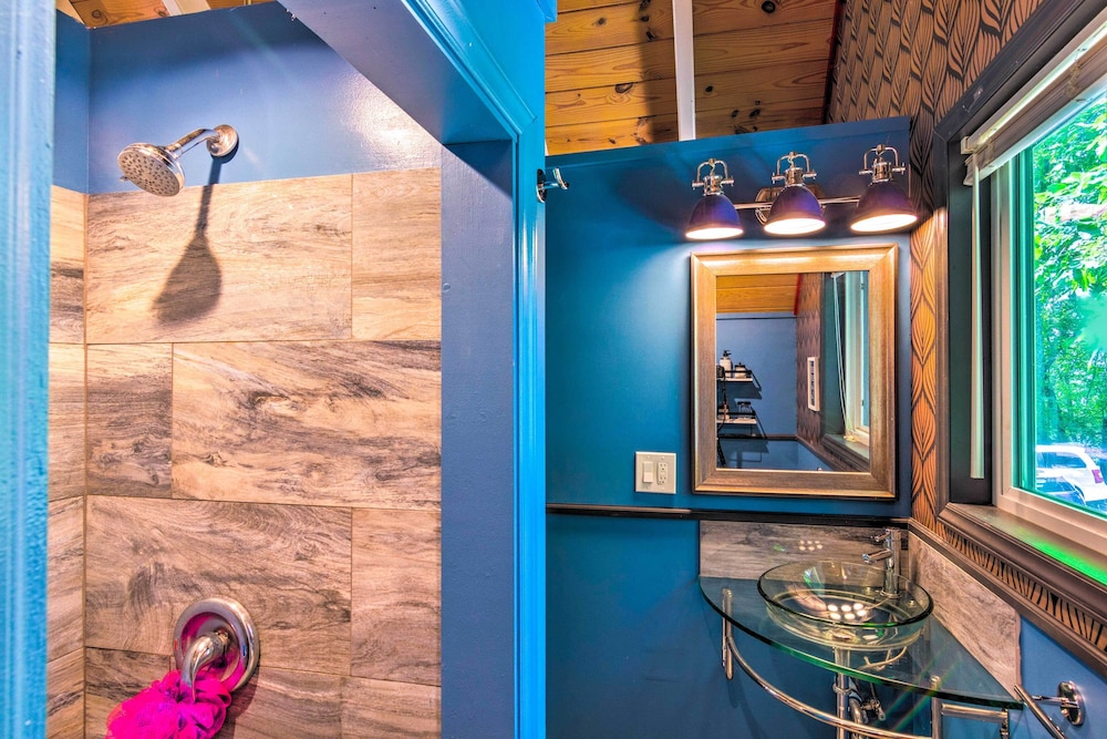 Mtn View Gem in Lake Lure with Game Room and Fire Pit - photo 12