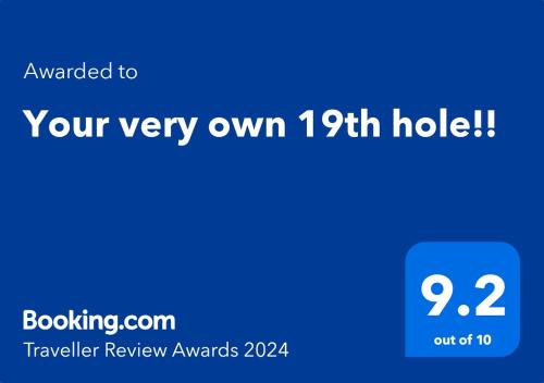 Your Very Own 19th Hole