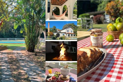 Casarão Miguel Pereira Refúgio na Natureza com Lareira Externa Piscina Fondue e Amplo Jardim 12 Min do Parque Terra dos Dinos in Miguel Pereira, Brasil