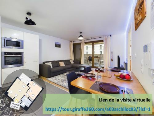 Roi De La Seine A Paris Stade Gare Parking Et Terrasse — Saint Denis