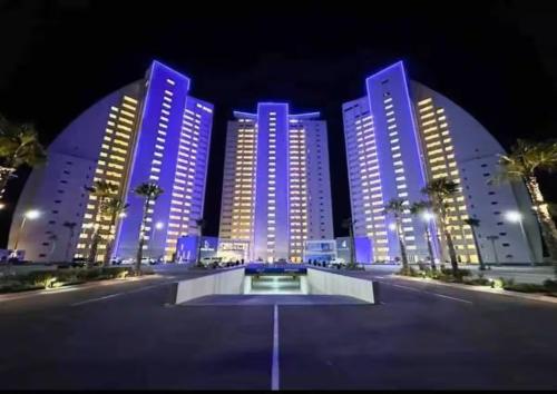 Encantame Towers in Unknown City, Mexico