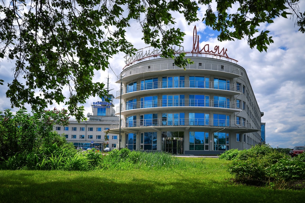Hotel Mayak Om Building in Omsk, Russia