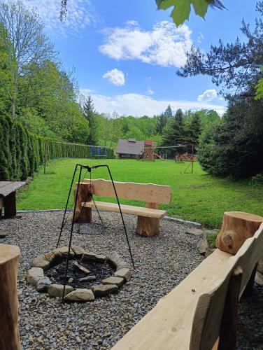 Domki Zacisze nad wodą in Baligrod, Poland