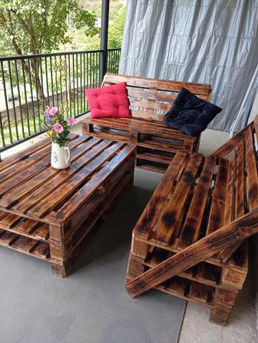 Borjomi forest in Borjomi, Georgia