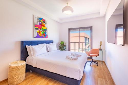 New Appt moderne avec terrasse et vue piscine — 4-Star Luxury Hotel in Marrakesh, Morocco