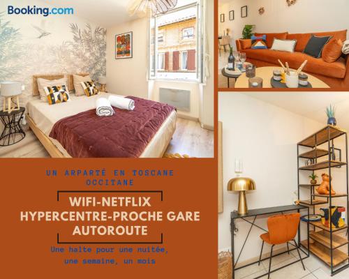 L Aparte T2 Relax Cosy En Toscane Occitane Gaillac Hypercentre — Gaillac
