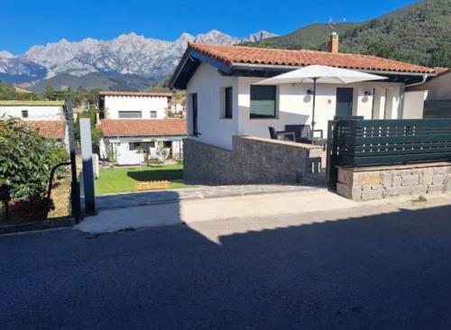Mirando a los Picos de Europa in Potes, Spain