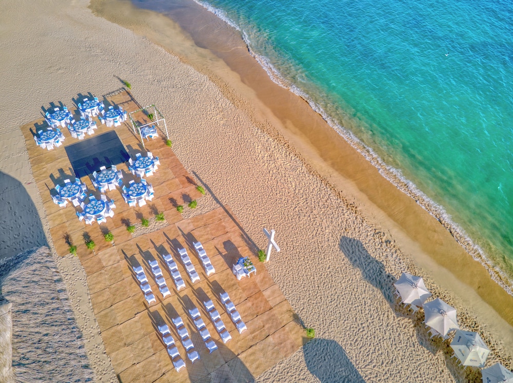 Outdoor wedding area