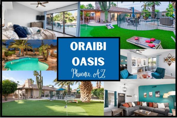 Oraibi Oasis A Phoenix Paradise Pool Spa Putting Green Ev Charger — Phoenix