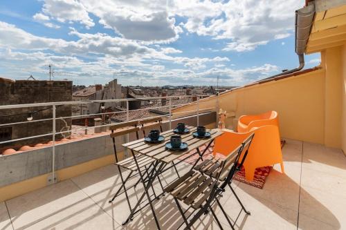 Le Panorama Rooftop & Climatisation - carbon neutral hotel in Montpellier