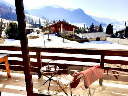 Wonderful Flat in Megeve Beautiful View on Surrounding Mountains in Megeve, France