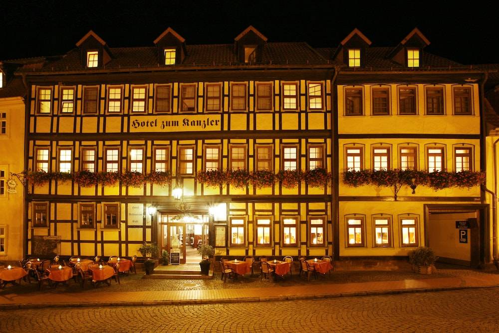 Front of property - evening/night