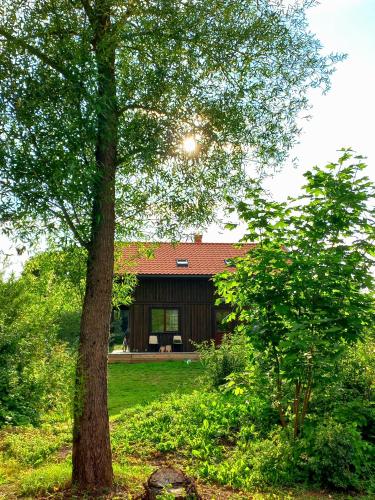 Namelis Gluosnė in Rusne, Lithuania