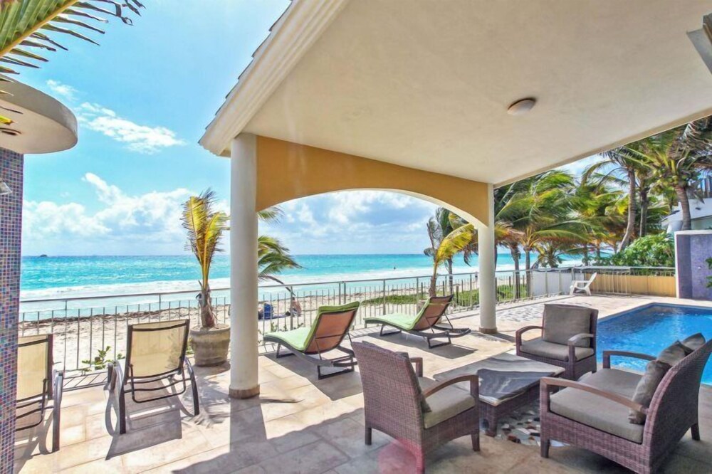 Villa Rebeka Spectacular Beachfront Oceanview 4 Bedroom at Playacar Phase I — 4-Star Luxury Hotel in Playa Del Carmen, Mexico