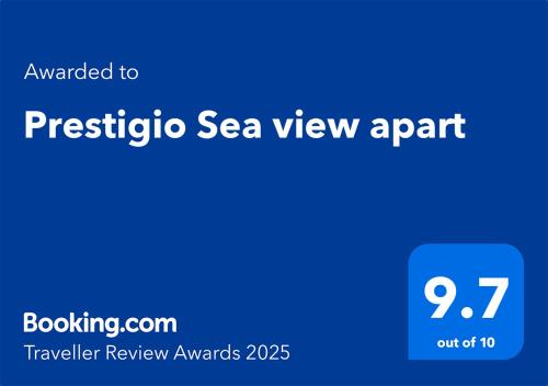 Prestigio Sea view apart