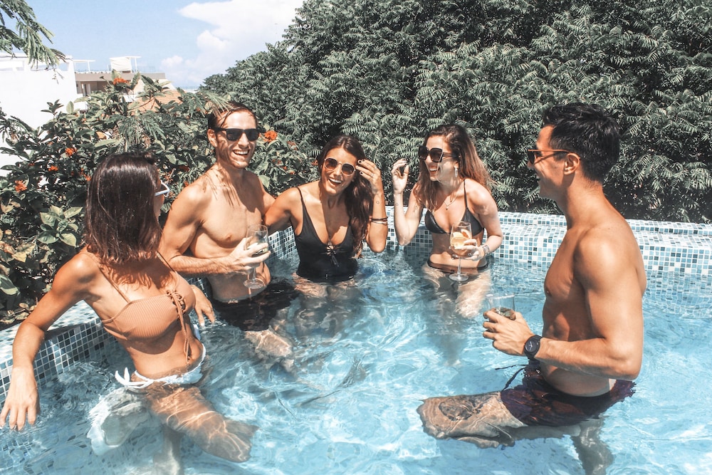 Rooftop pool