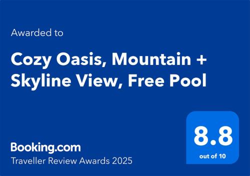 Cozy Oasis Mountain Skyline View Free Pool — 4-Star Luxury Hotel in Manila, Philippines