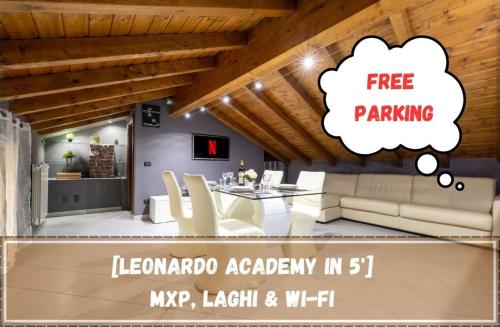 Leonardo Academy in 5' Parcheggio Gratis laghi & Wi FI — 4-Star Luxury Hotel in Sesto Calende, Italy