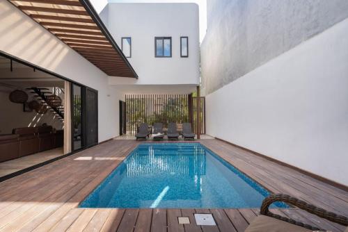 Villa Amalia 5 bdr w Private Pool in Aldea Zama — 4-Star Luxury Hotel in Tulum, Mexico