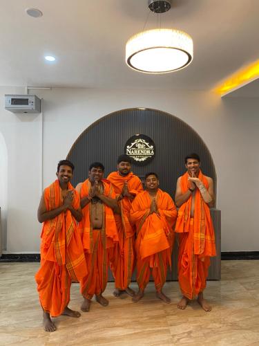 The Narendra hotel 700m away from the Ram Mandir in Ajodhya, India