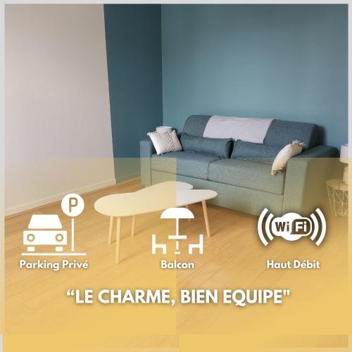 Le Charme Centre Parking Wifi in Chateauroux, France