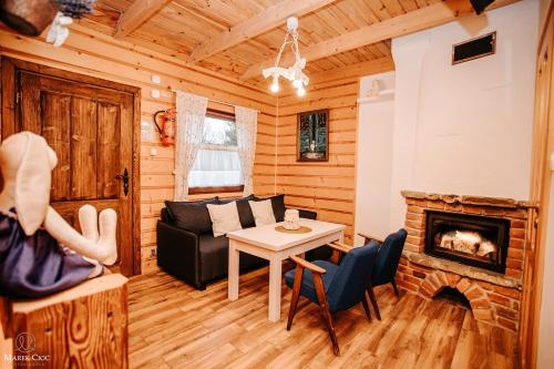 Domki w Zieleni in Polanczyk, Poland