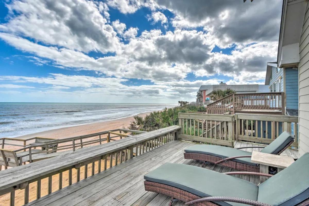 Beachfront Oasis w Game Room & Ocean Views in Flagler Beach, United States