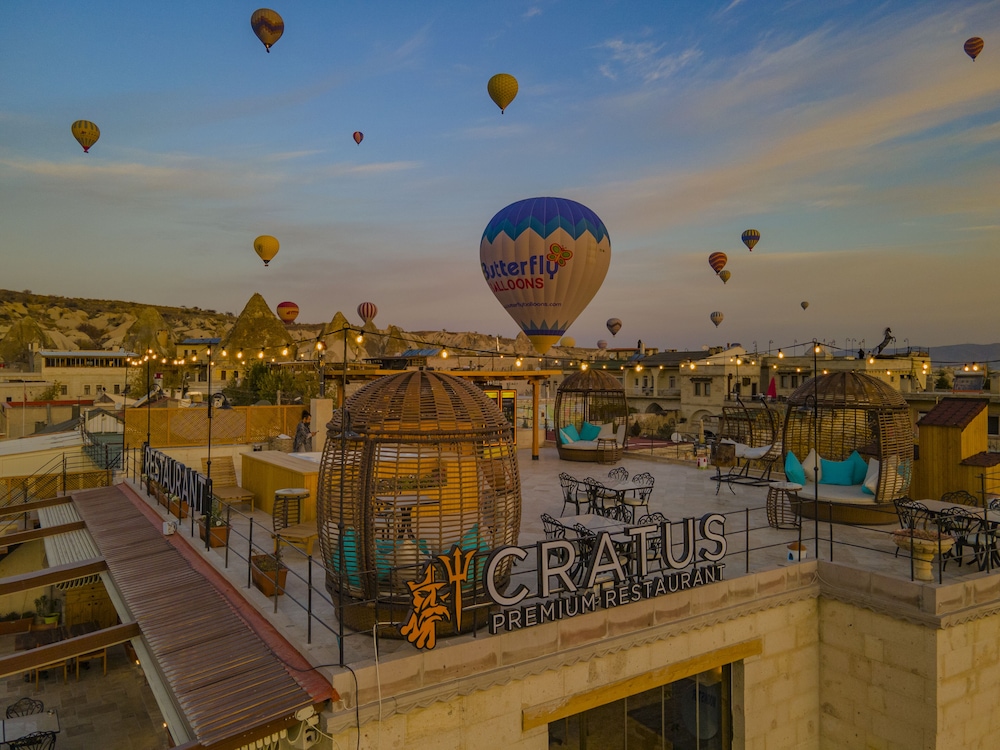 Cratus Stone Palace in Goereme, Turkey