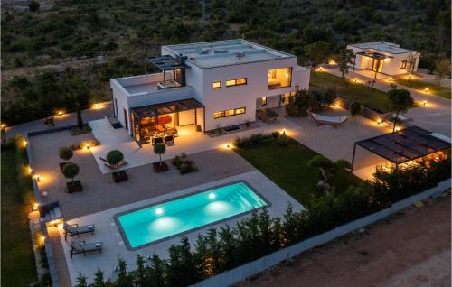 Awesome Home in Dubrava with Hot Tub WiFi & Heated Swimming Pool — 4-Star Luxury Hotel in Sibenik, Croatia