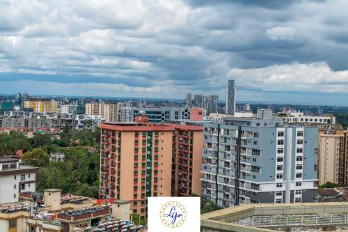 Executive studio apartment in kilimani with modern luxury facilities and scenic city views