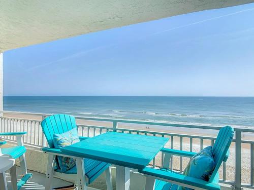 Seascape Towers 525 Oceanfront End Unit with Pool on Car Free Beach in New Smyrna Beach, United States