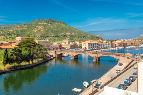 The enchanting sunset — 4-Star Luxury Hotel in Bosa, Italy