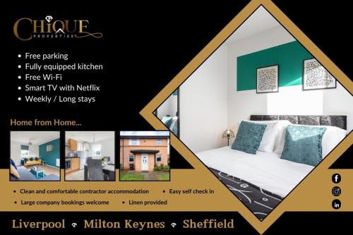 CONTRACTORS Central MK Free off street Parking close to amenities Managed by Chique Properties Ltd in Milton Keynes, United Kingdom