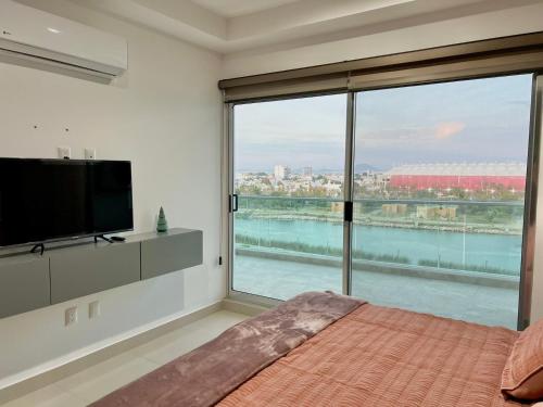 New and modern beach apartment at The One tower wonderful views perfect location in Mazatlan, Mexico