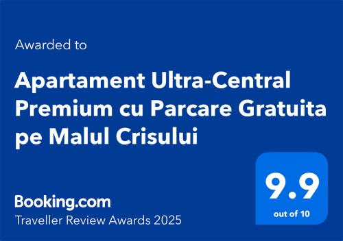 Apartament Ultra Central Premium cu Parcare Gratuita pe Malul Crisului — 4-Star Luxury Hotel in Oradea, Romania