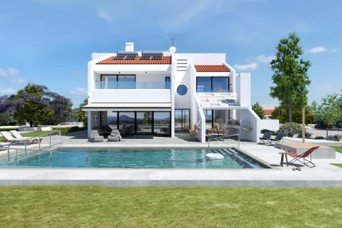 Maison A Rhodes with 66m2 heated pool on a 4800m2 plot — 4-Star Luxury Hotel in Rodos, Greece