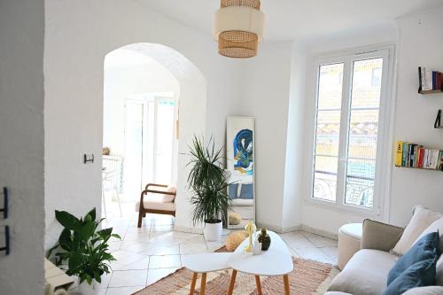 The Seaside Serenity New AC Equipped Calm with Bay View Heart of Villefranche in Villefranche-Sur-Mer, France