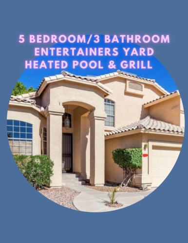 Luxury Desert Oasis 5 Bedroom 3 Bath W Heated Pool — 4-Star Luxury Hotel in Mesa, United States