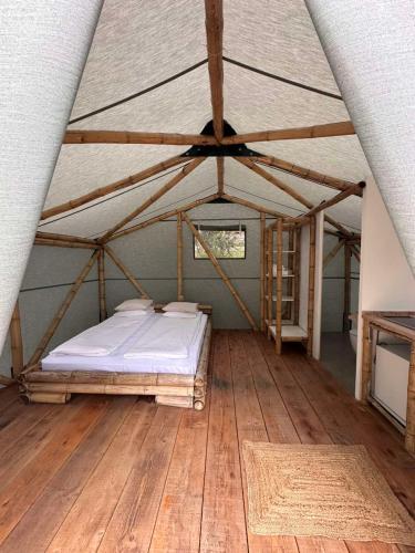Bamboo glamping in Kotor, Montenegro