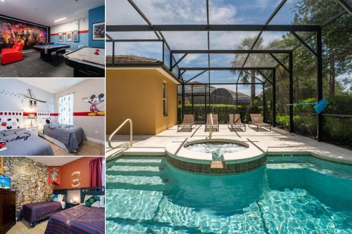 Solterra Home with Themed Rooms Private Pool and Resort Amenities — 4-Star Luxury Hotel in Davenport, United States