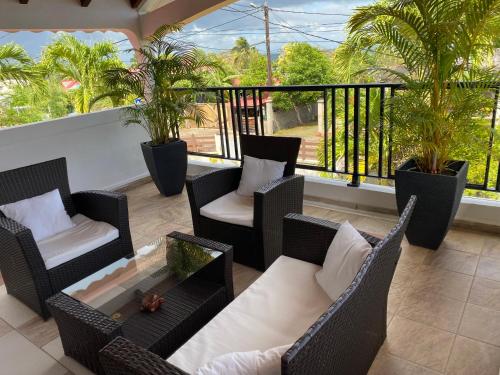 Chez Soul Etage entier avec vue sur mer in Sainte-Rose, Guadeloupe