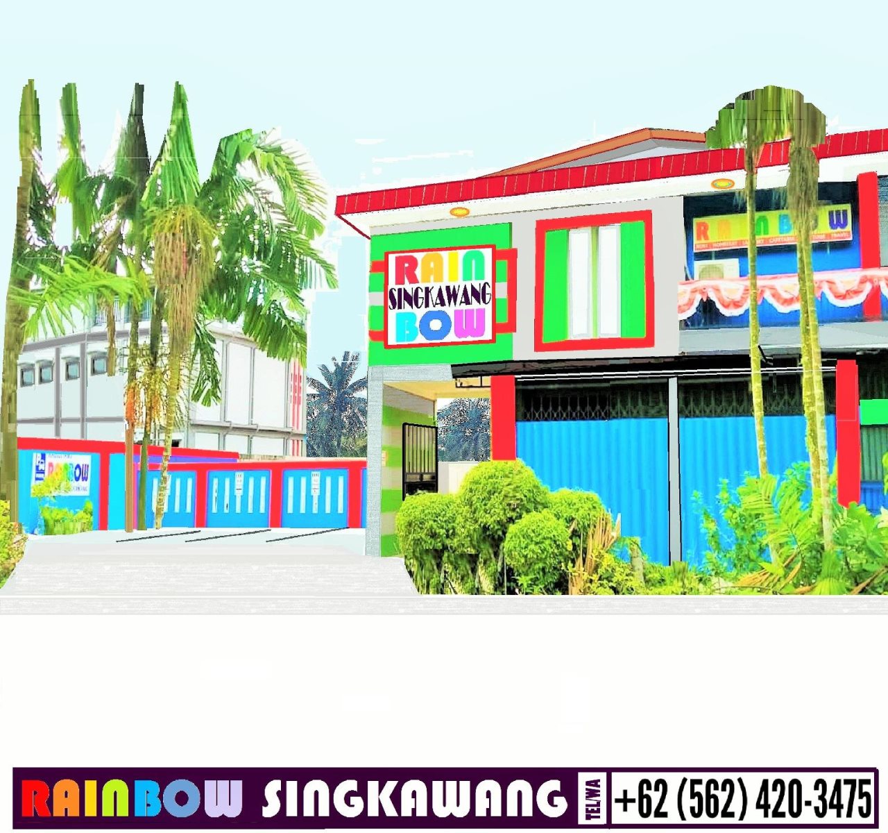 Rainbow Singkawang in Singkawang, Indonesia