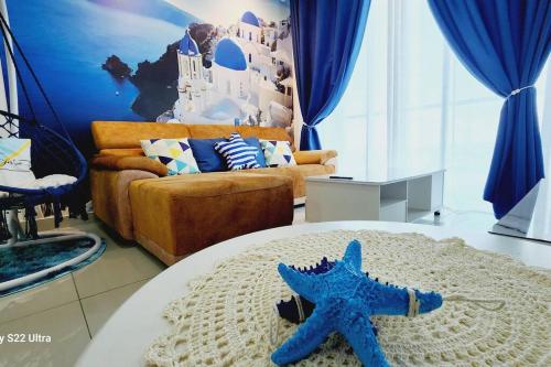 Santorini Holiday Resort Style Staycation 3 rooms in Shah Alam, Malaysia